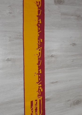 Uzun Kırmızı Baskılı Erkek Atkı - Görsel 2