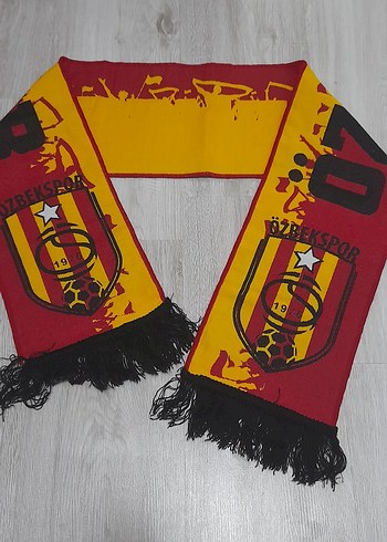 Uzun Kırmızı Baskılı Erkek Atkı - Görsel 3