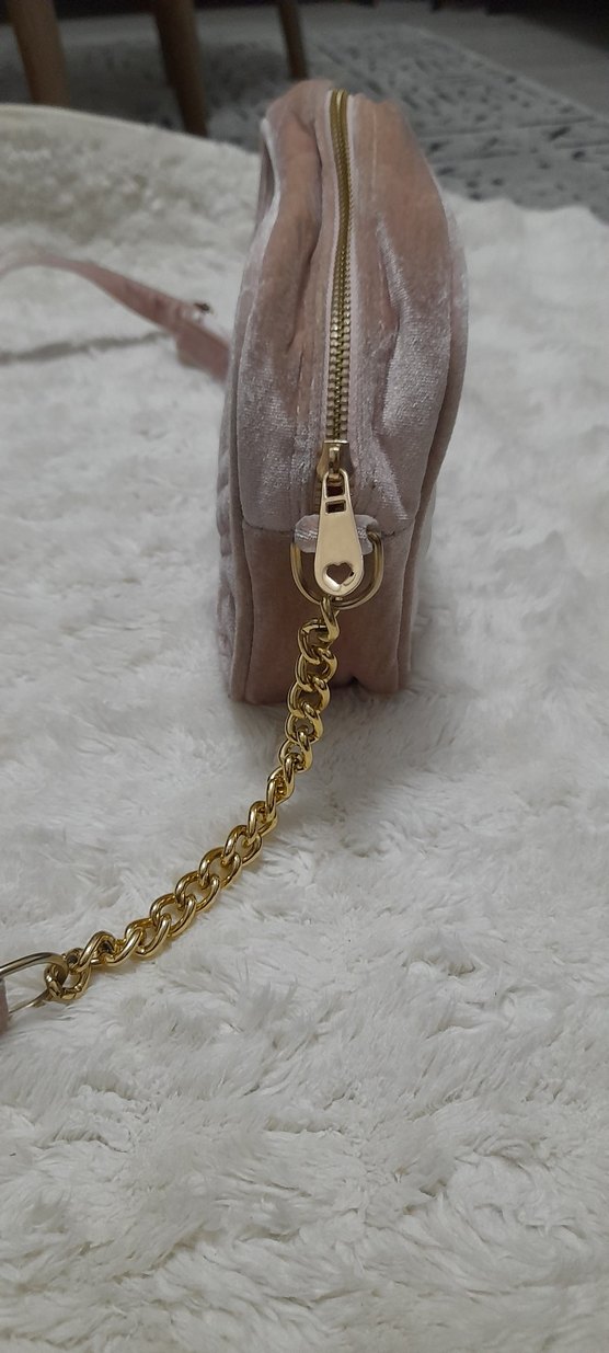 Pembe Kadın kadife Çanta - Görsel 2
