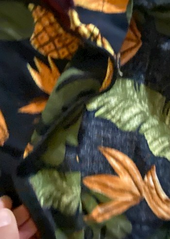 Bohem Renkli Mini Şort ve üstü  Ananas Desenli - Görsel 7