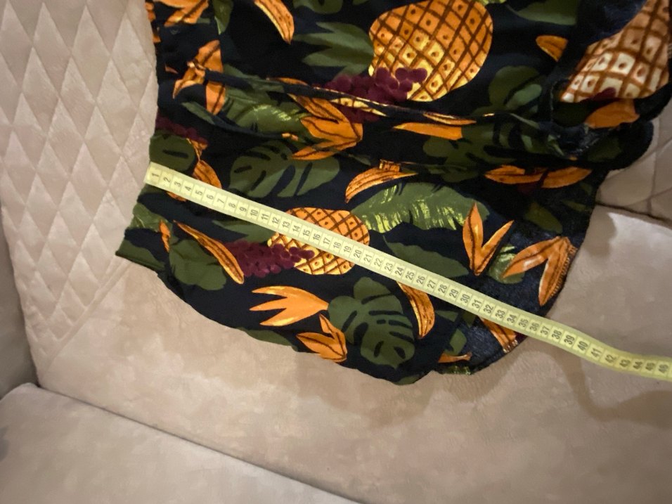 Bohem Renkli Mini Şort ve üstü  Ananas Desenli - Görsel 5