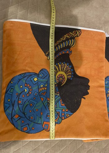 Bohem Tarzı Baskılı Camel Dekoratif Yastık Kılıfı - Görsel 3