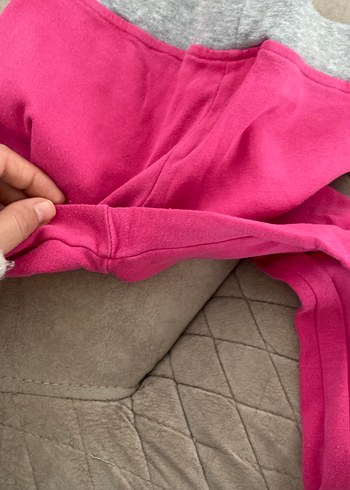 Kız Çocuk Pembe Baskılı Eşofman Altı - Görsel 8