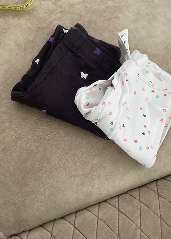 Mor Kelebek Desenli Kız Tayt - Görsel 15