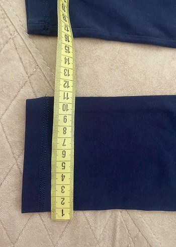 Kız Çocuk Lacivert Pamuklu Tayt - Görsel 2