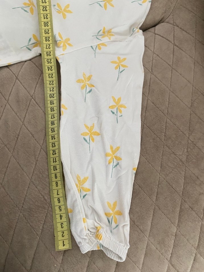 Kız Çocuk Çiçek Desenli Uzun Kollu Tişört - Görsel 5