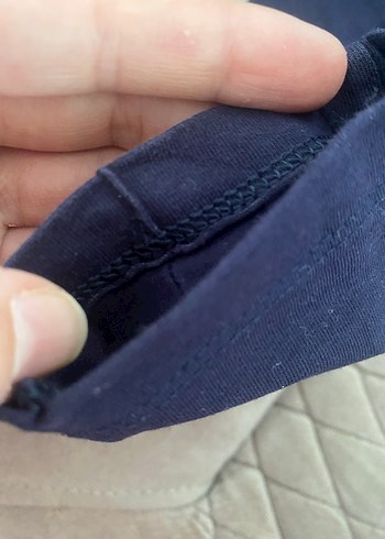 Lacivert esnek kumaşlı çocuk pantolon - Görsel 13