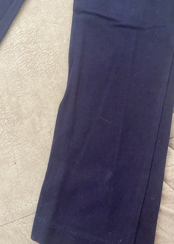 Lacivert esnek kumaşlı çocuk pantolon - Görsel 5