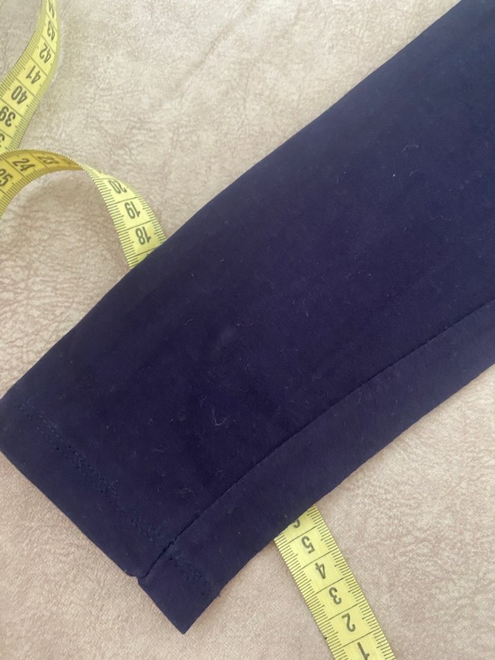 Lacivert esnek kumaşlı çocuk pantolon - Görsel 3