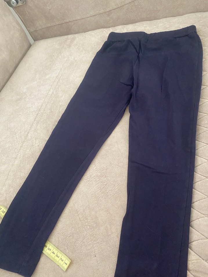 Lacivert esnek kumaşlı çocuk pantolon - Görsel 4