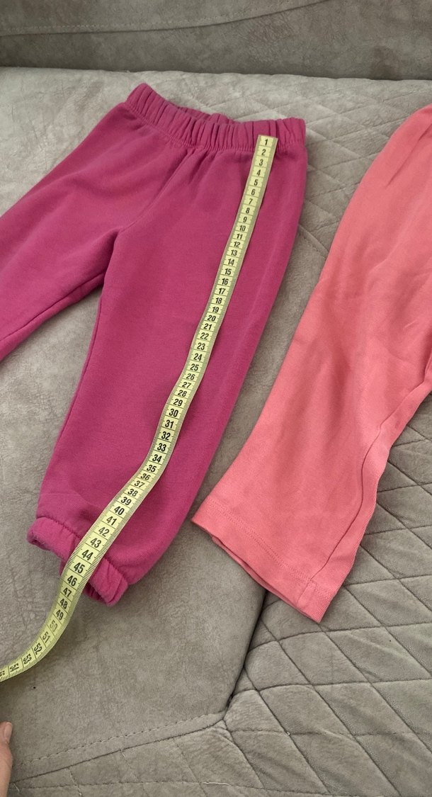 Kız Çocuk Pembe ve Pastel Tayt - Görsel 4