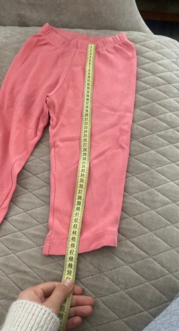 Kız Çocuk Pembe ve Pastel Tayt - Görsel 2