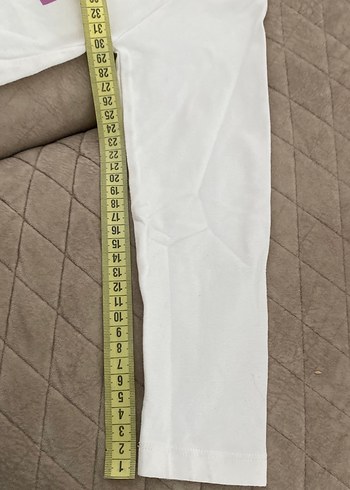 Beyaz Baskılı Kız Çocuk Tişörtü - Görsel 4