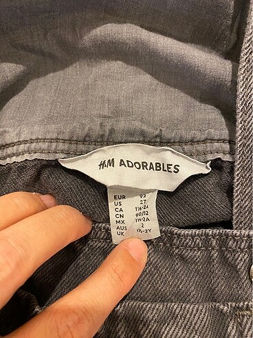 18-24 Ay Beden H&M Salopet tulum jean