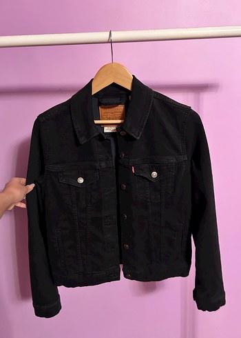 Levis Siyah Denim Ceket