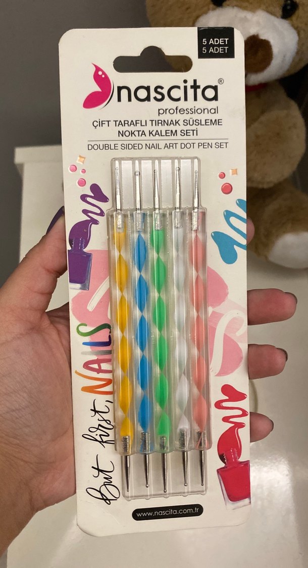 Nascita Çift Taraflı Nokta Kalem Seti 5'li - Görsel 3