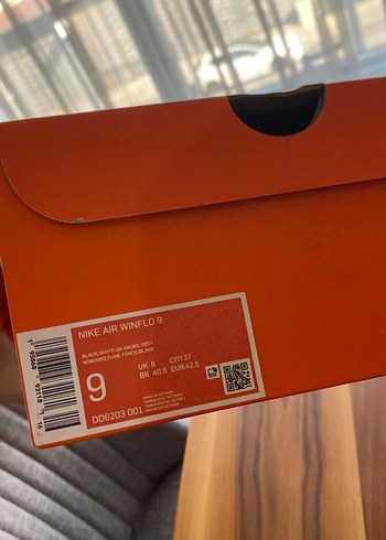 Nike Air Winflo 9  Siyah Bağcıklı Erkek Spor Ayakkabı - Görsel 6