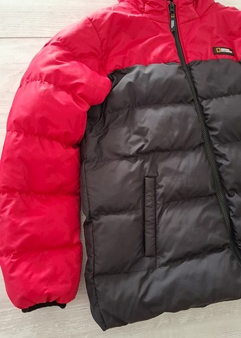 National Geographic Erkek Çocuk Kırmızı Siyah Mont (12+yaş) - Görsel 2