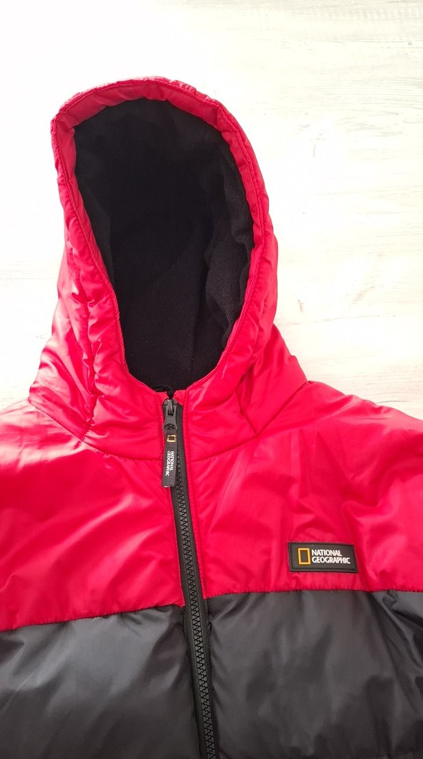National Geographic Erkek Çocuk Kırmızı Siyah Mont (12+yaş) - Görsel 4