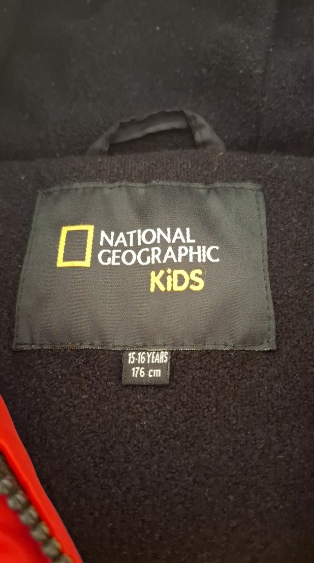 National Geographic Erkek Çocuk Kırmızı Siyah Mont (12+yaş) - Görsel 5