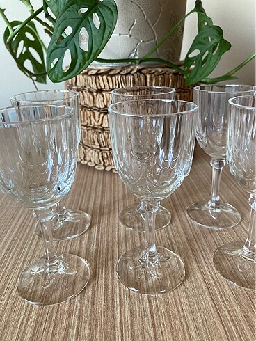 Vintage Fransız luminarc kristal likör