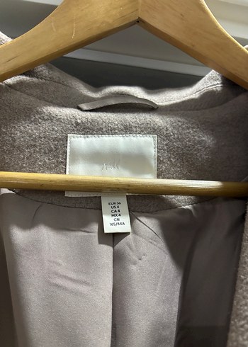 Bej Düğmeli Kaban - Görsel 5