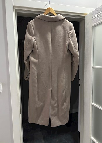 Bej Düğmeli Kaban - Görsel 4