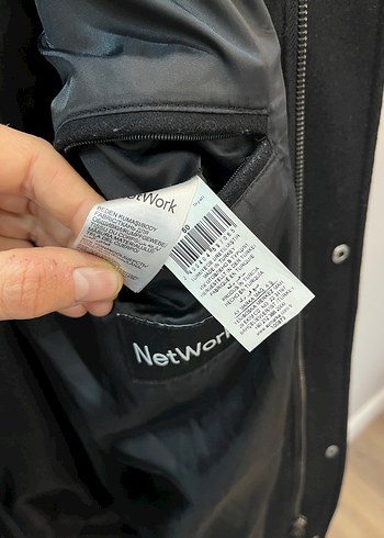 Düğmeli Siyah Midi Erkek Kaban - Görsel 5