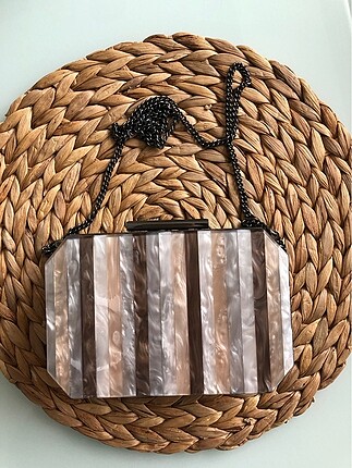 Zara kutu çanta / clutch / portföy