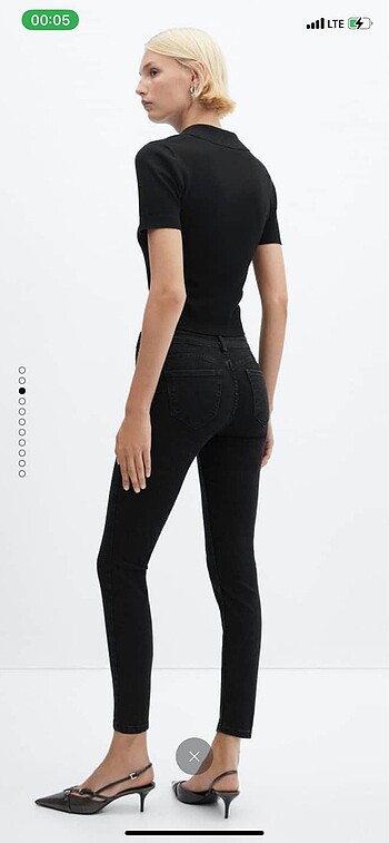36 Beden MANGO SKİNNY PUSH UP JEAN