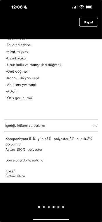 m Beden kahverengi Renk MANGO YÜN PALTO