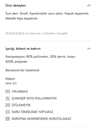 Beden siyah Renk MANGO ÇANTA