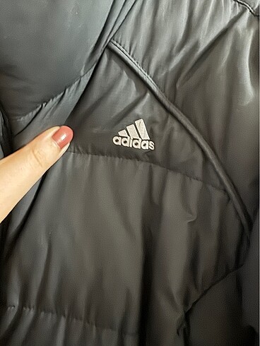 34 Beden Orjinal kaz tüyü adidas uzun mont