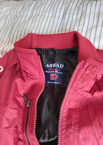 Bordo Fermuarlı Yağmurluk - Görsel 2