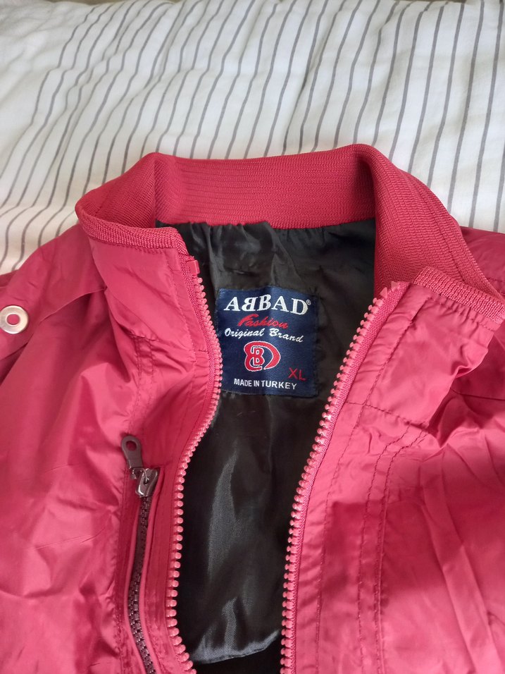 Bordo Fermuarlı Yağmurluk - Görsel 2