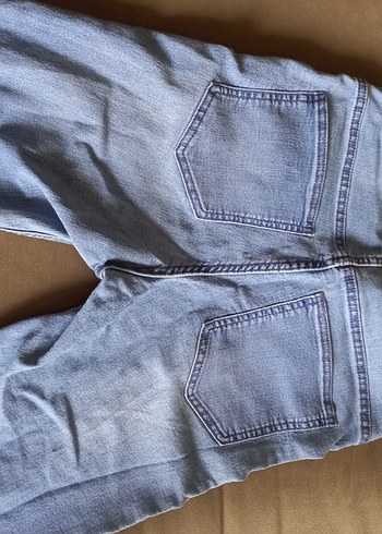 Kadın Mavi Denim Midi Boy Kot Pantolon - Görsel 2