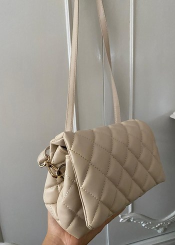 Bej Deri Kadın Çanta - Görsel 2