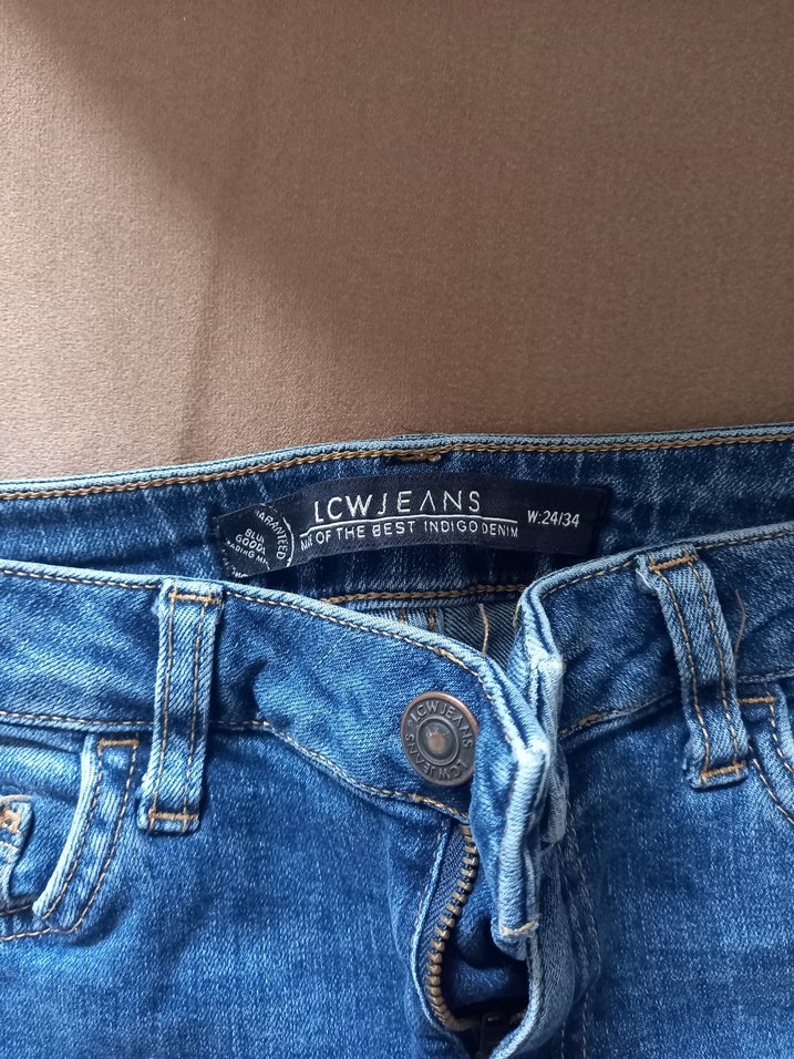 Kadın Mavi Dar Kesim Denim Jean - Görsel 2
