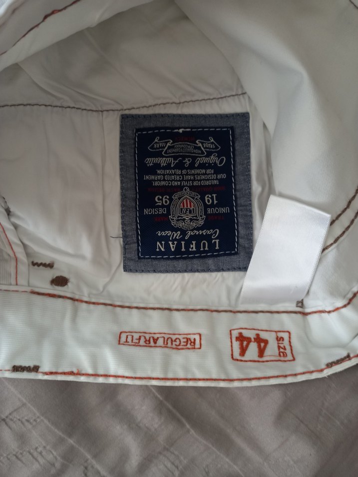 Beyaz Erkek Pantolon - Görsel 2