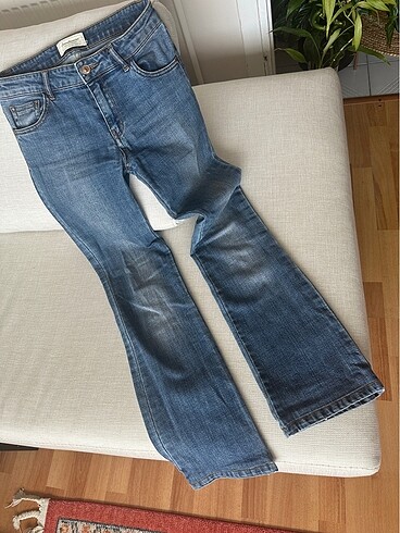 Stradivarius düşük bel jean.