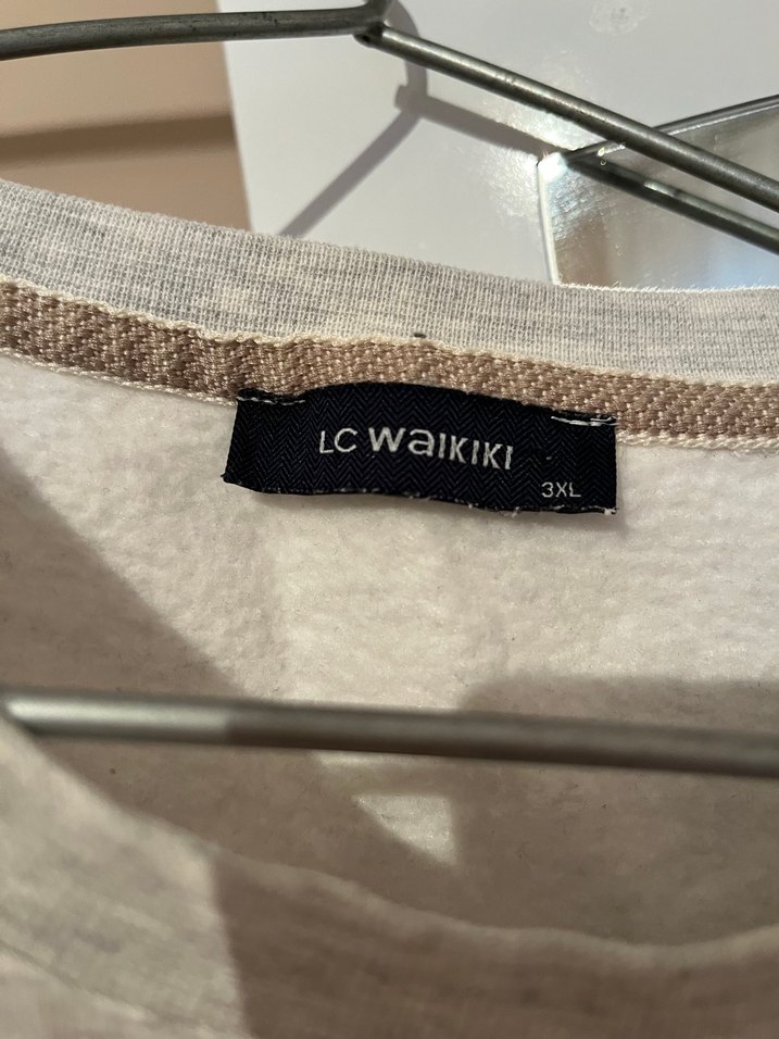 Gri Baskılı Kadın Sweatshirt 3xl - Görsel 5