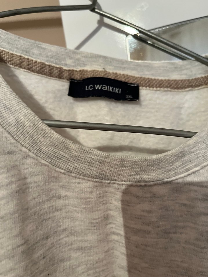 Gri Baskılı Kadın Sweatshirt 3xl - Görsel 4