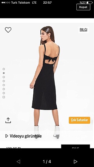 Bershka elbise