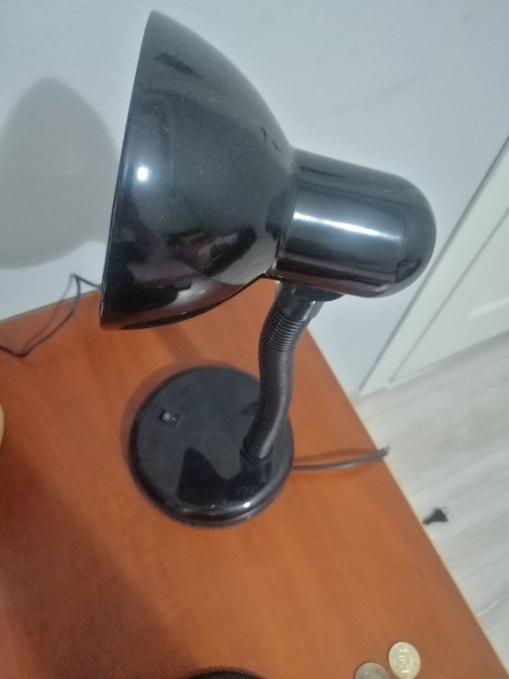 siyah masa lambası - Görsel 4