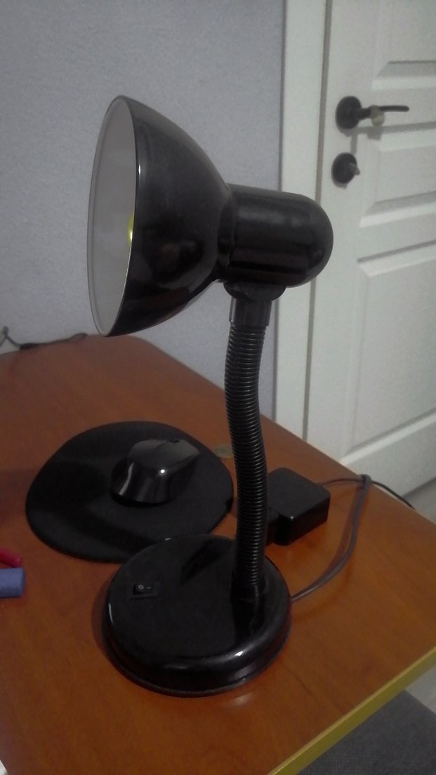 siyah masa lambası - Görsel 2