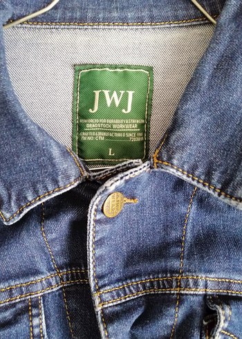 Düğmeli Lacivert Kadın Denim Ceket - Görsel 4