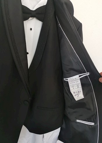 Gri Düğmeli Erkek Takım Elbise - Görsel 7