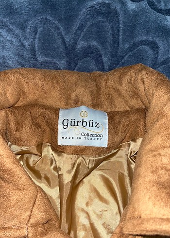 Düğmeli Kahverengi Süet Kadın Ceket - Görsel 4