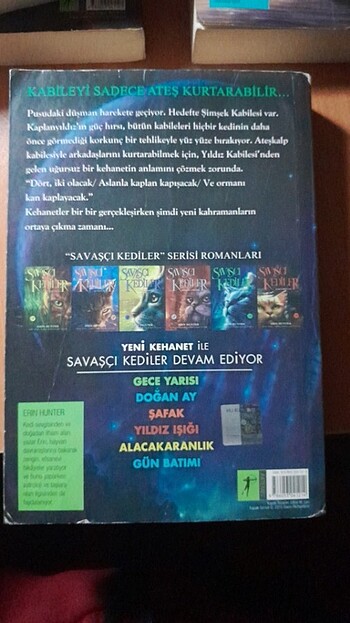  savaşçı kediler tehlikeli yol(erin hunter)