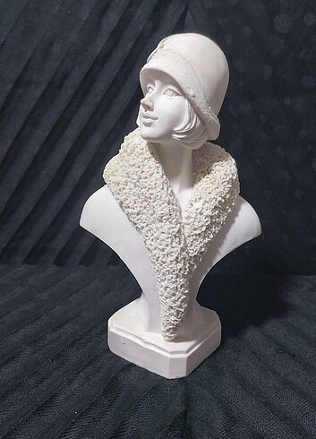 Beden beyaz Renk Ham Polyester Kürk Mantolu Kadin Biblo
